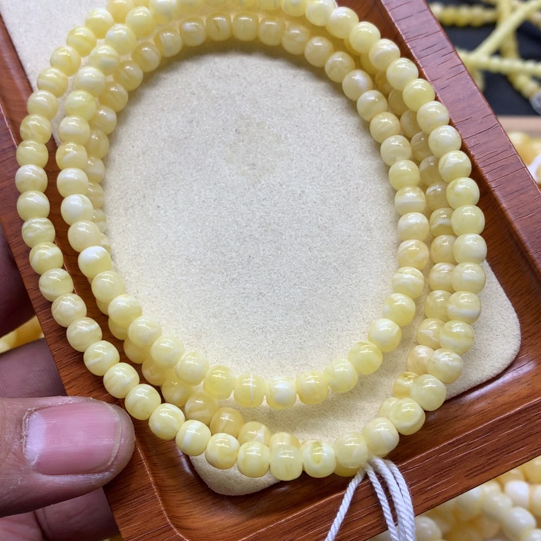 蜜蜡未镶嵌手链蜜蜡