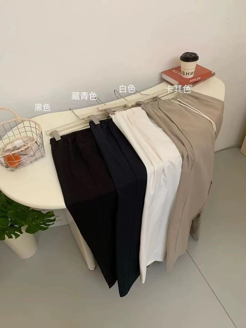 6888三炫春季新款修身显瘦百搭直筒裤