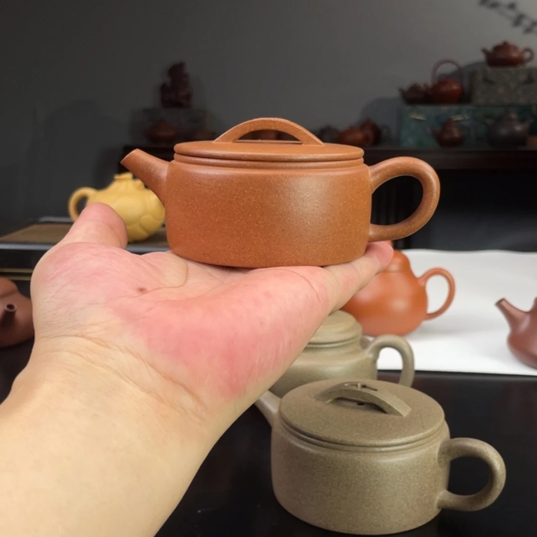 紫砂宜兴紫砂宜兴紫砂壶半手工