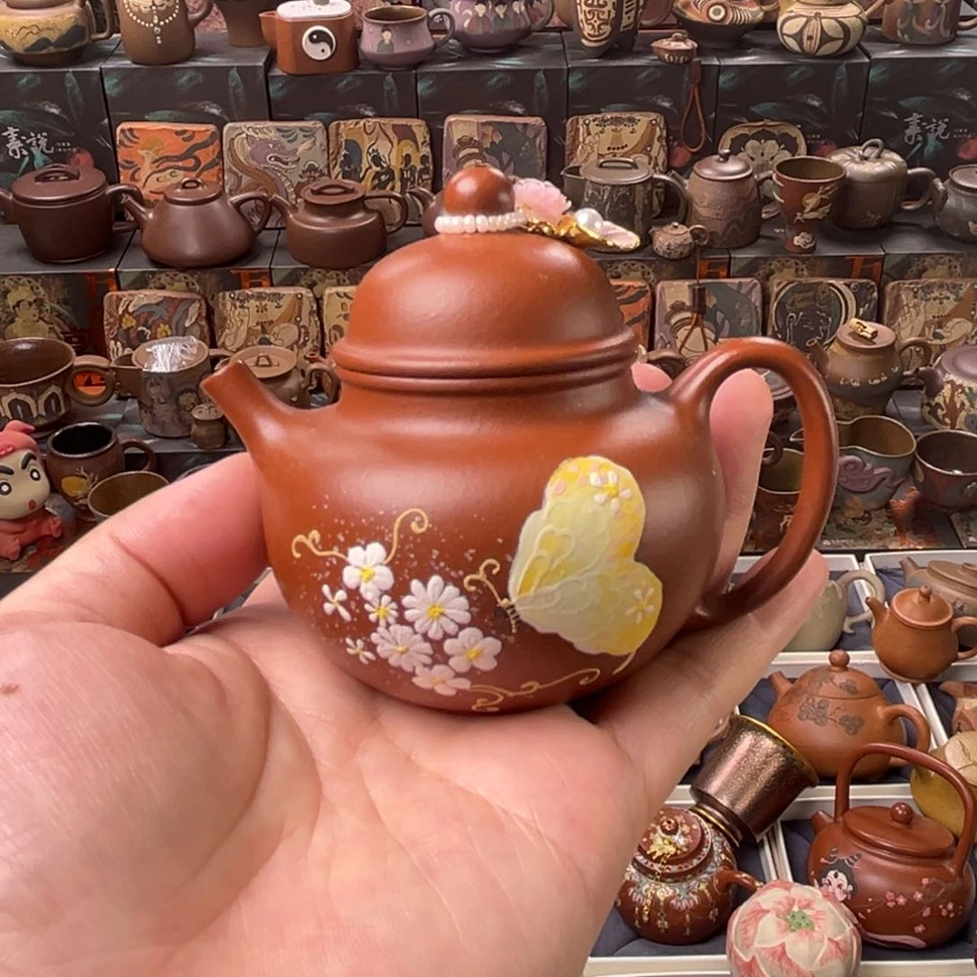 茶壶紫砂125cc原矿精工半手