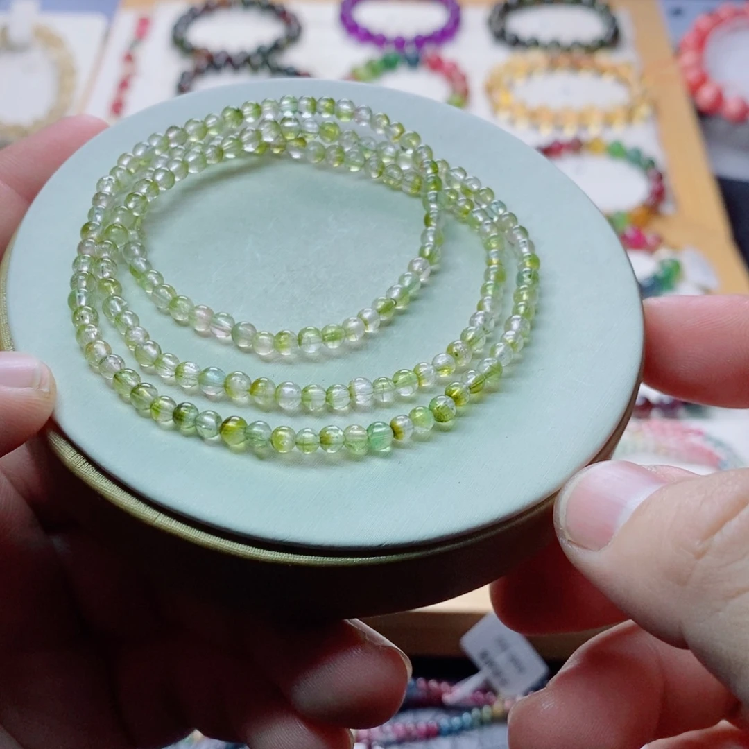 碧玺未镶嵌碧玺手链