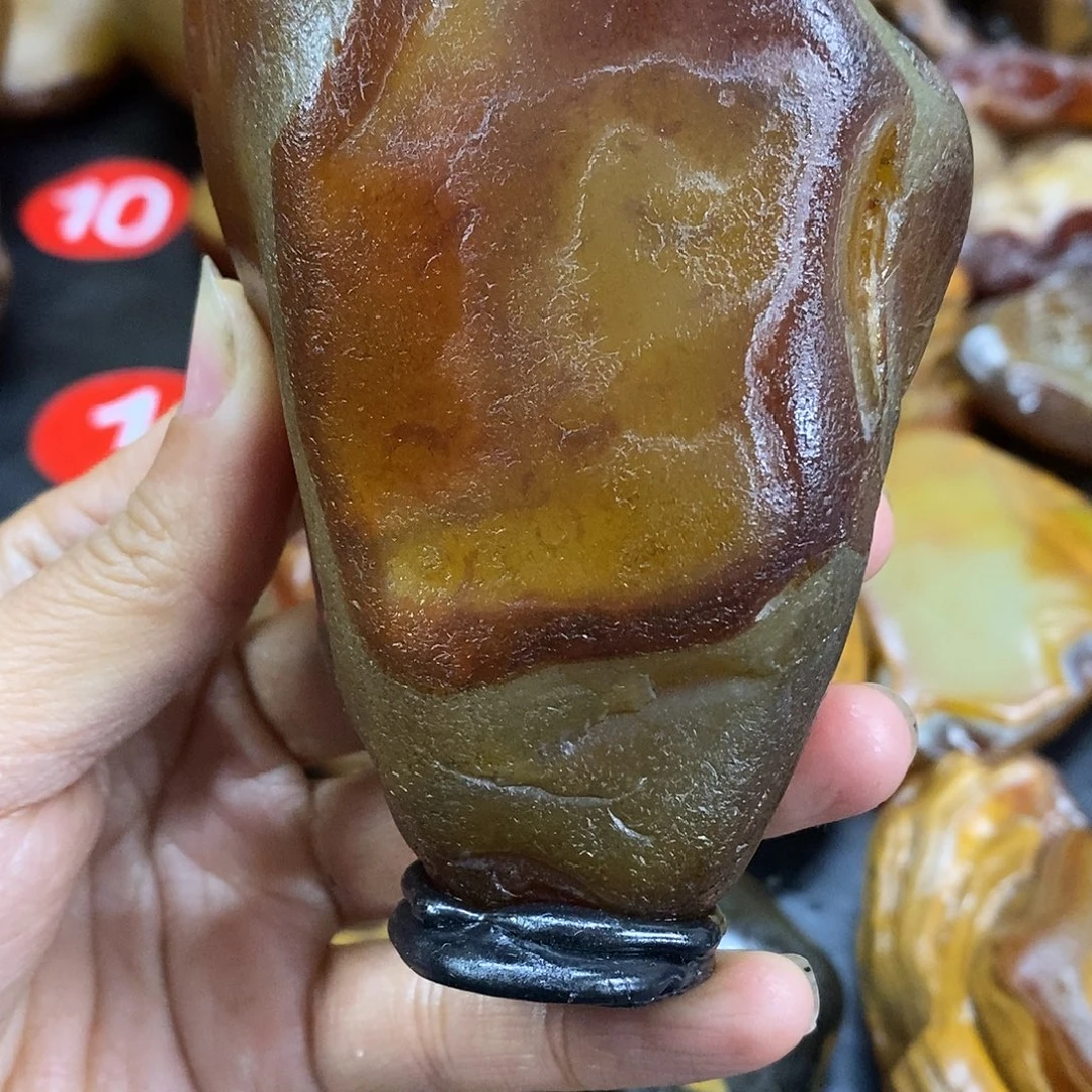 玛瑙/玉髓未镶嵌手把件