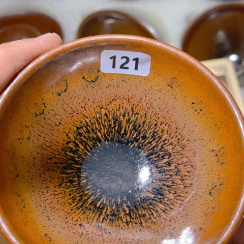 茶盏原矿原釉柴烧建盏