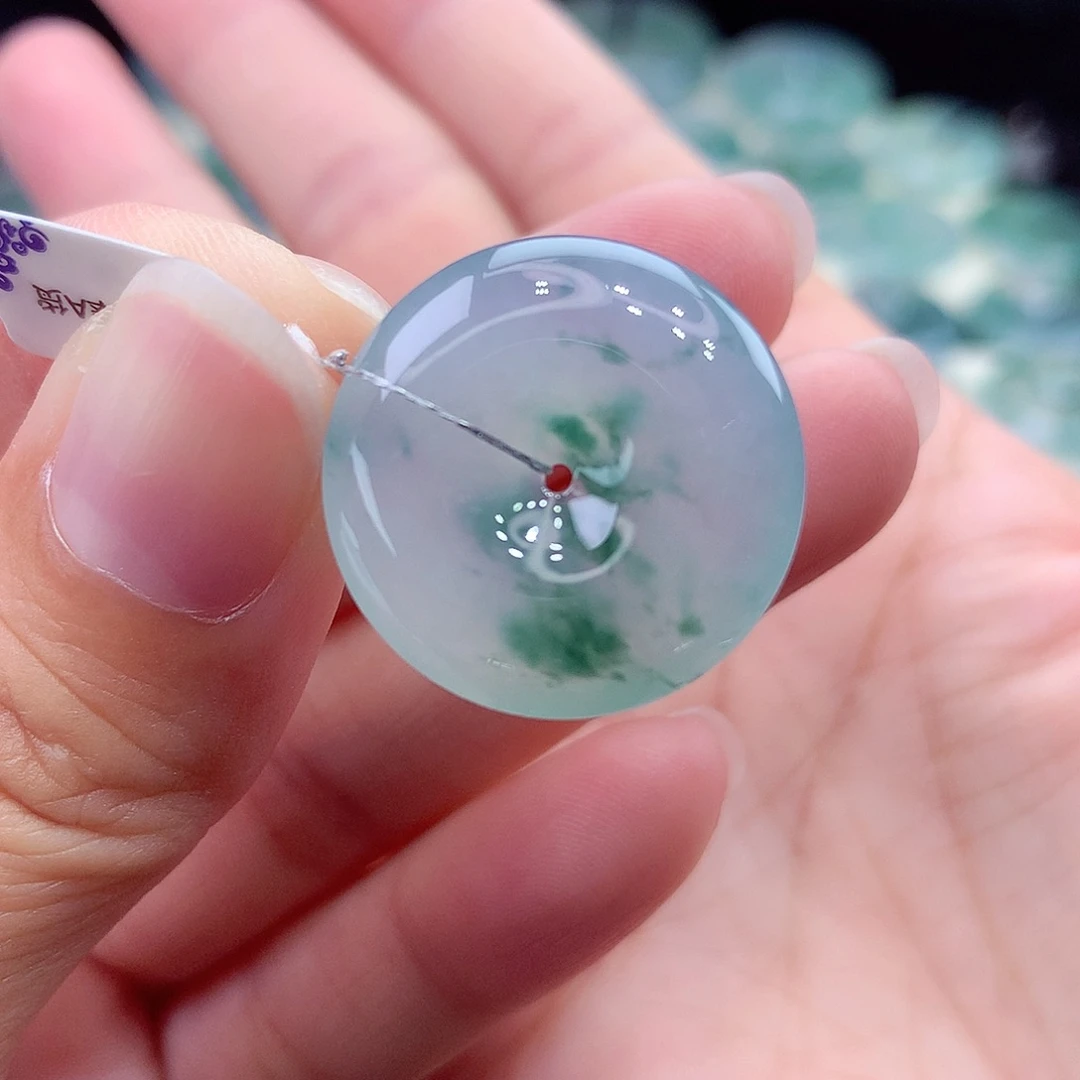 颈饰未镶嵌翡翠编号8尺寸22.4-5.9