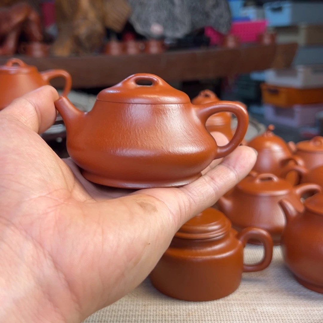 奕***紫砂壶全手工制作柱瓢