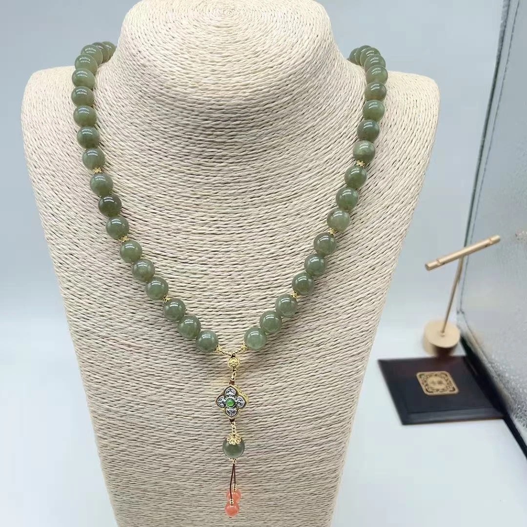 【玉美人曌璞阁】和田玉项链约卡10长款（多样性发货拍一发一）