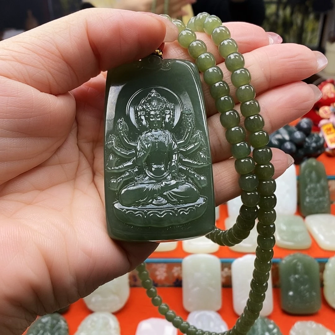 颈饰未镶嵌和田玉ꪟ****