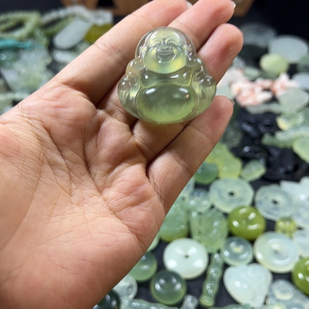 未镶嵌岫玉吊坠(不含链)