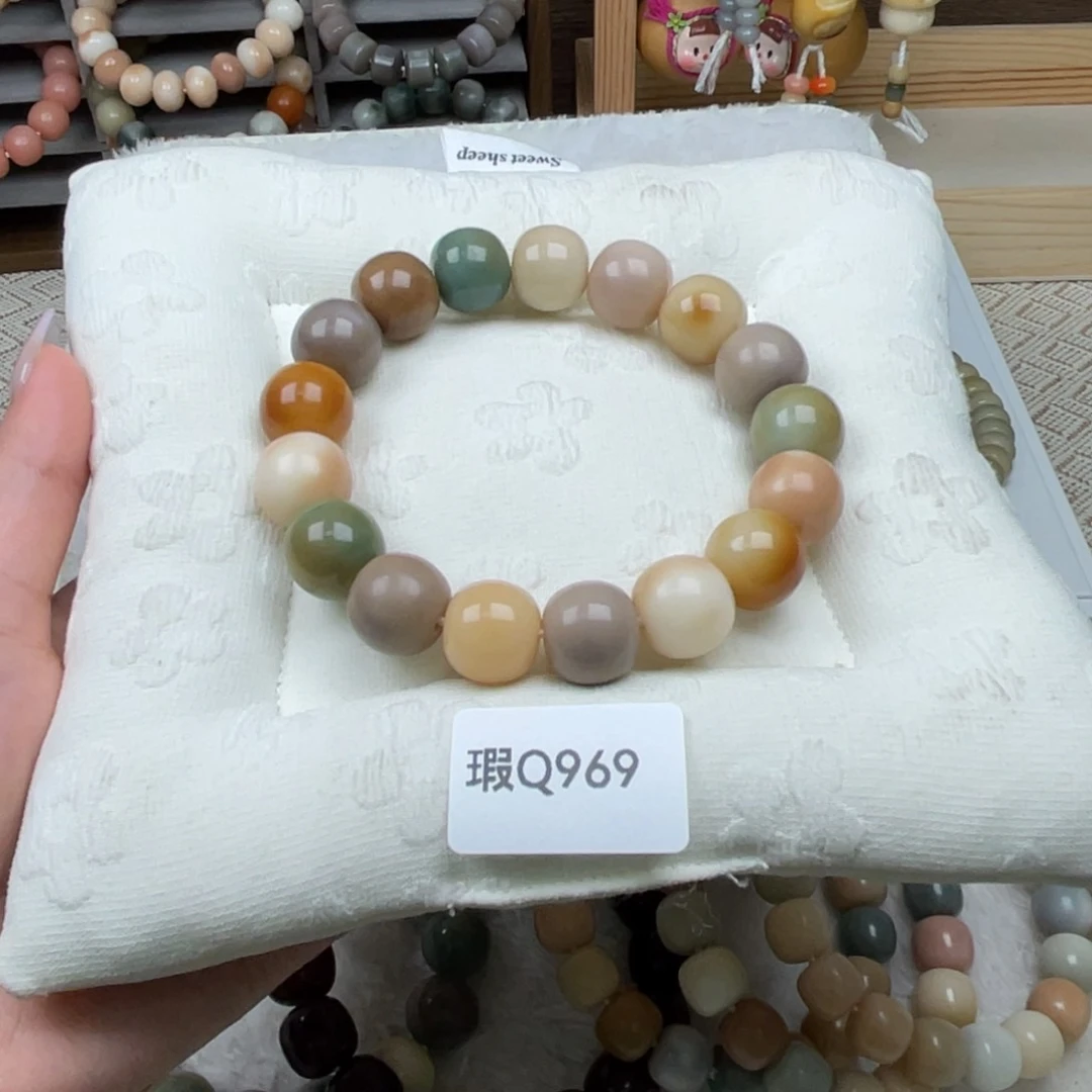 菩提根/象牙果吊坠M****k瑕q969苹果珠一串14mm