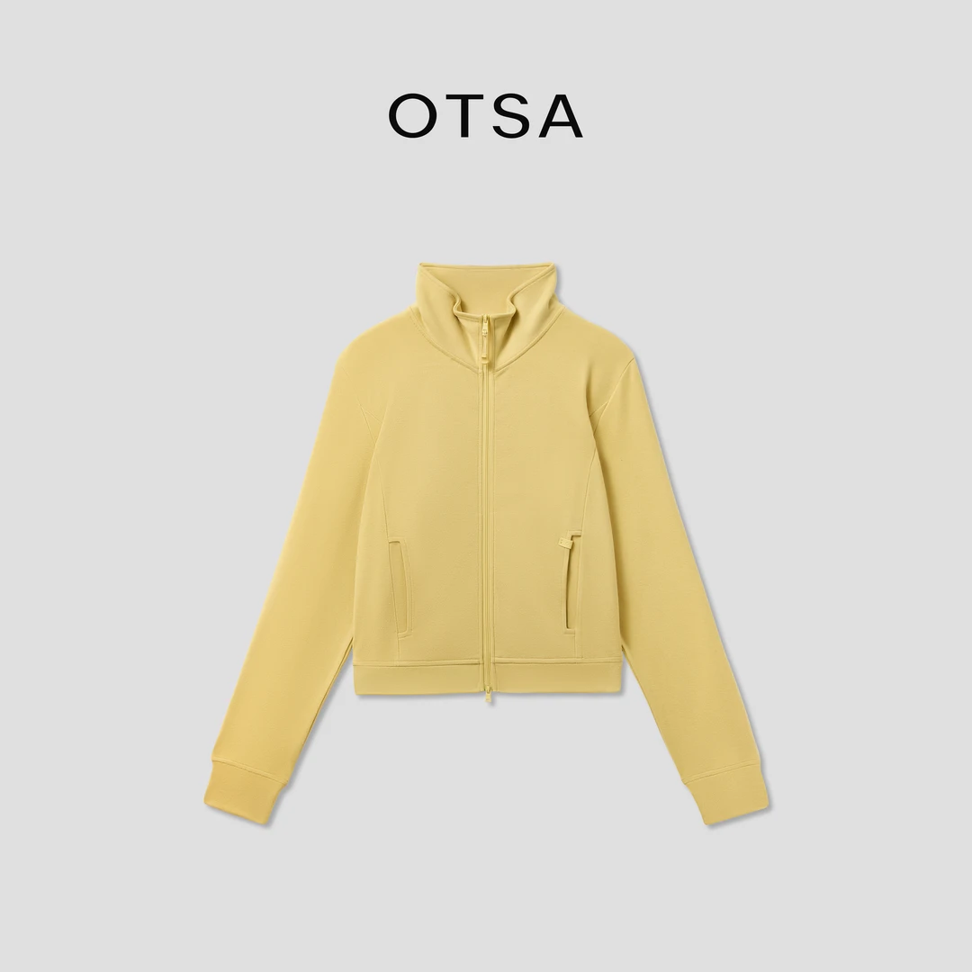 OTSA【36°C冬日暖阳】双面德绒 双拉链+4口袋 立领加厚运动外套