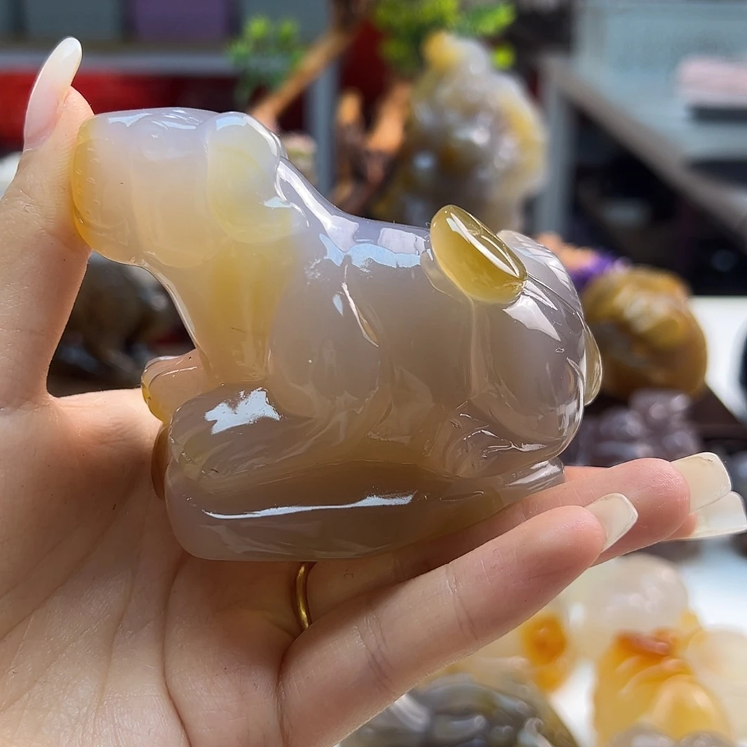 玛瑙/玉髓未镶嵌吊坠(不含链)