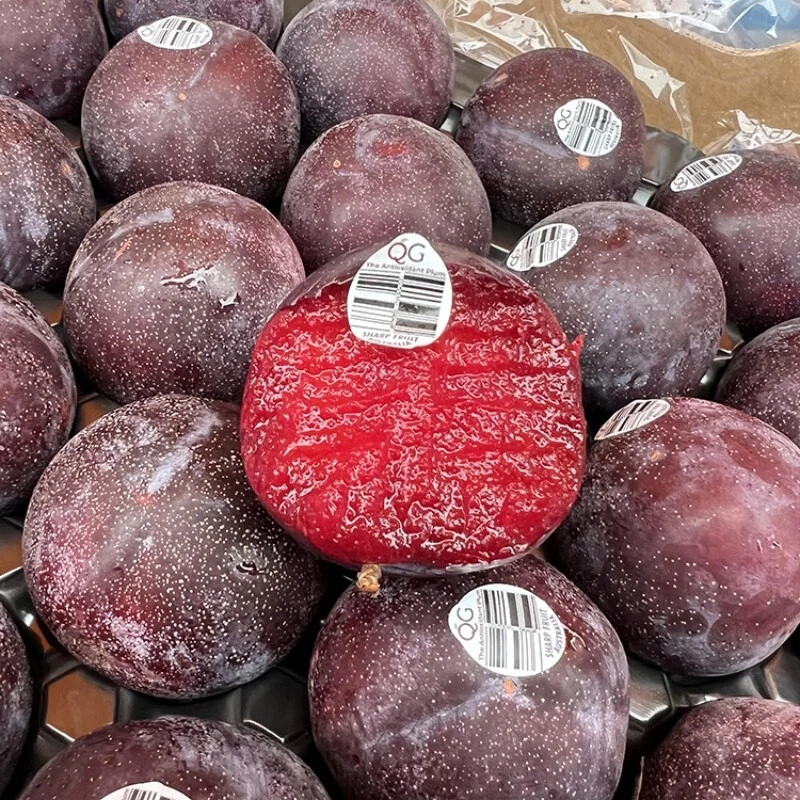 澳洲进口品种血丝李李当季新鲜水果红肉红心李子黑布林恐龙蛋皇后