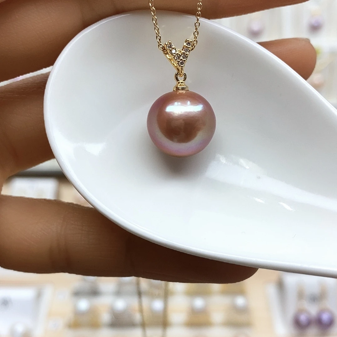 淡水珍珠颈饰合金