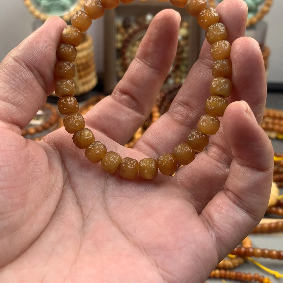 星月菩提吊坠克*8×7手工烟花单圈