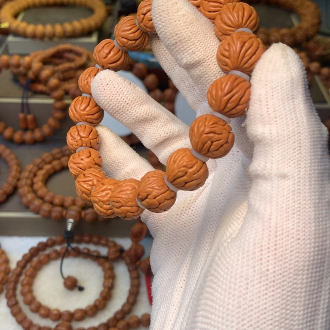 手串桃核秦岭龙纹