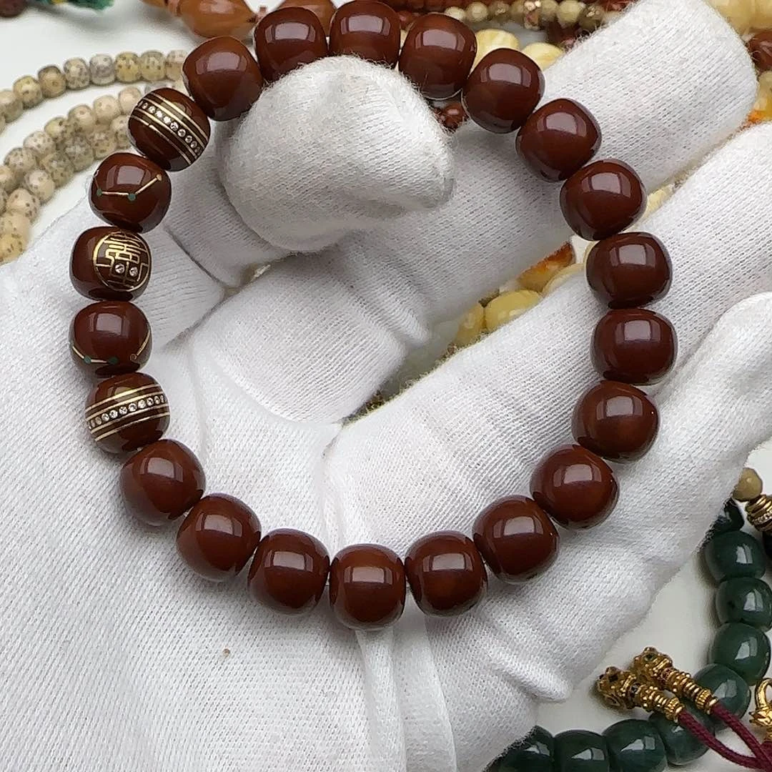 瞎***哥手串猴头核桃老型手串