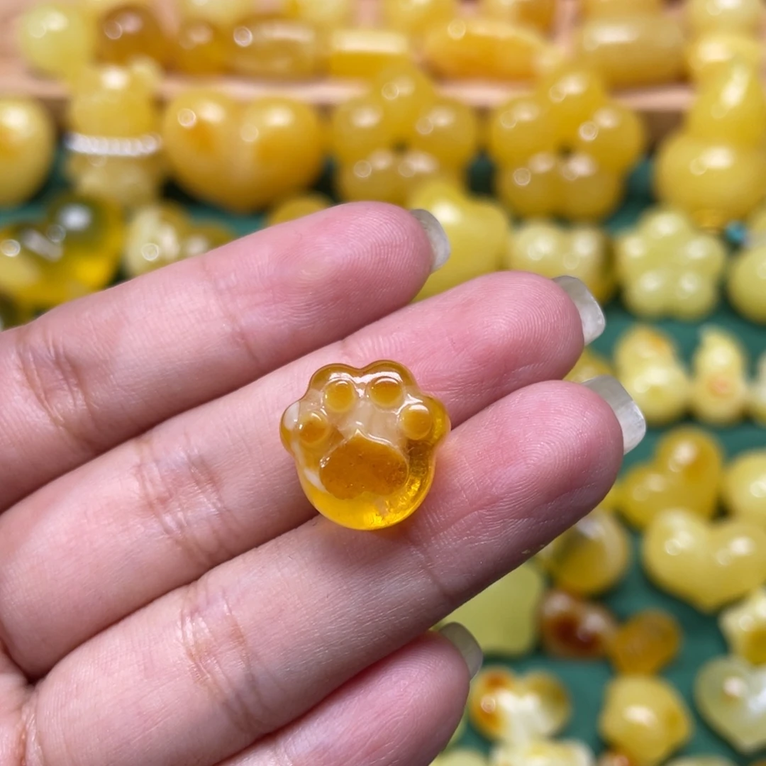 琥珀未镶嵌珠宝奇石