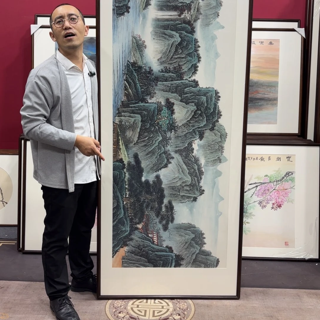 国画手绘作品210/80