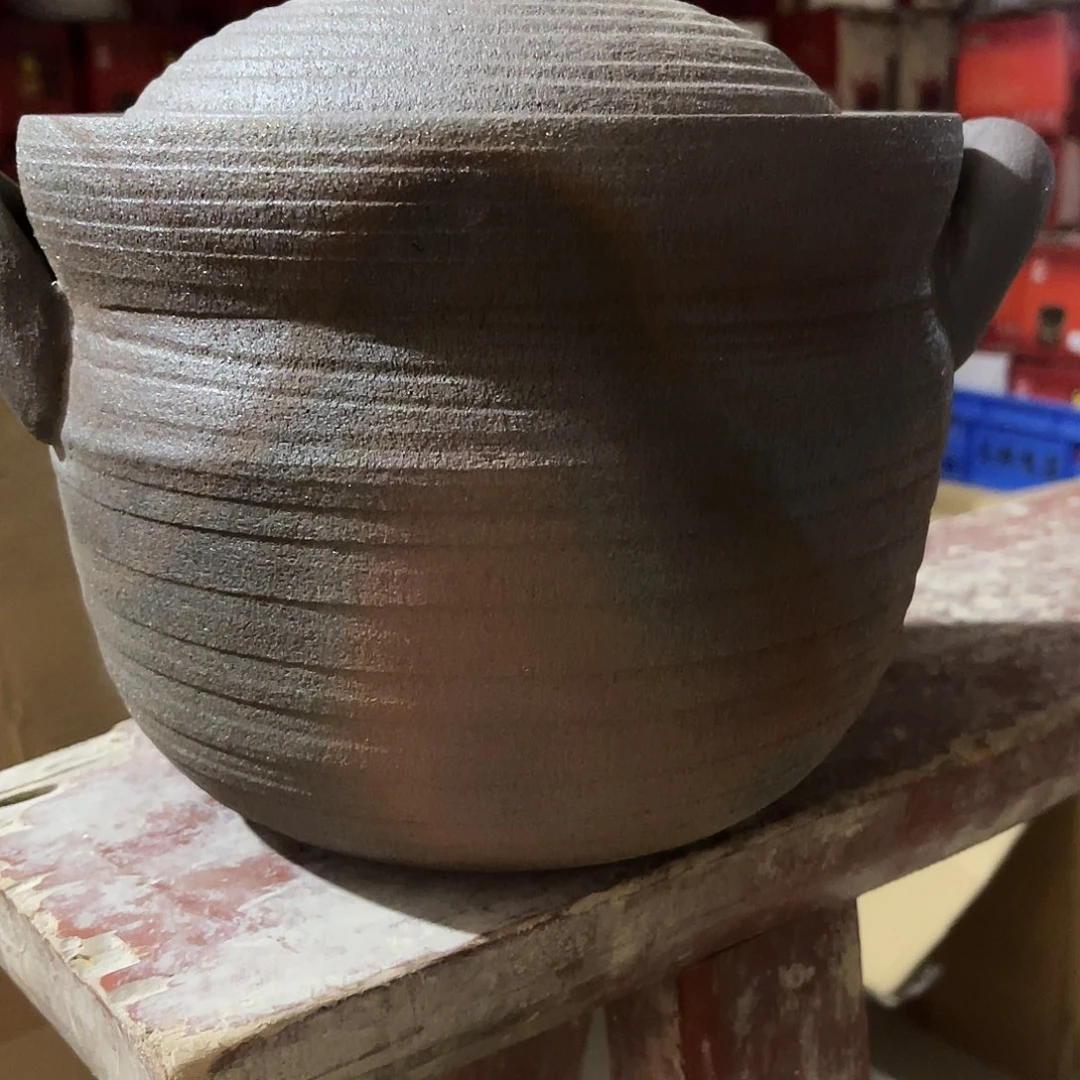 谜***鹿柴烧大砂锅2.8升容量