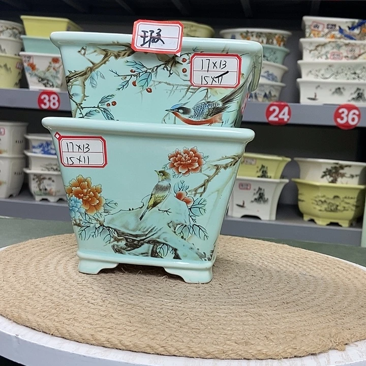 紫砂紫砂花盆1081