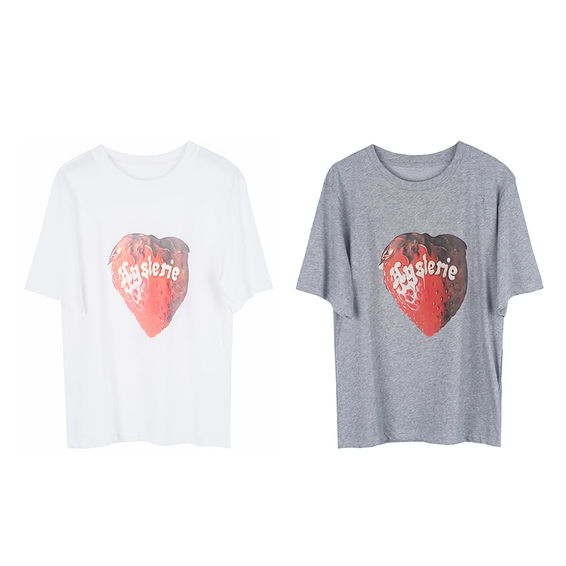 NAVST6.24上新休闲草莓印花T恤DX250623DT3SS
