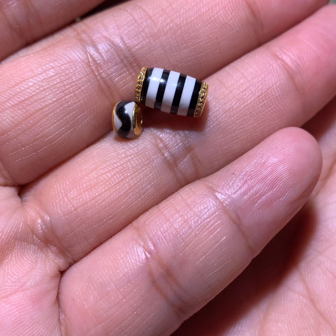 M***S18K金镶嵌玛瑙/玉髓珠宝半成品