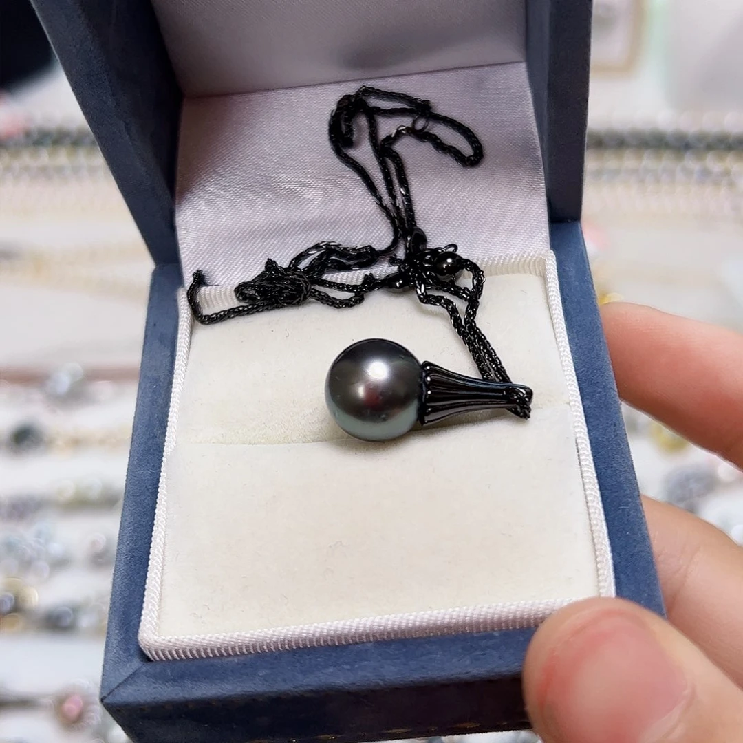 海水珍珠颈饰银S925镶嵌