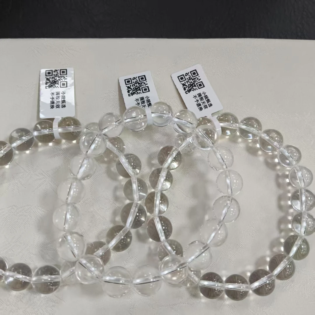 【小院甄选】白水晶单圈手链约10mm 多样性发一件 394EYM