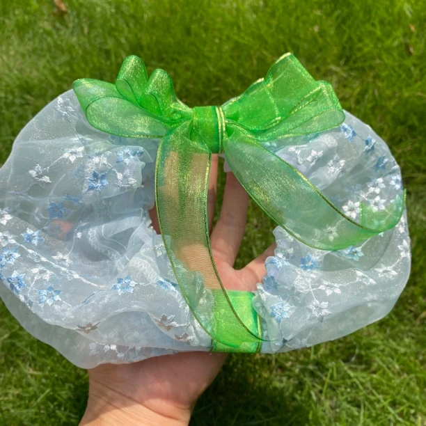 【2025夏新款】长耳朵狗吃饭防脏耳套耳兜头花耳花头套美卡史宾格犬