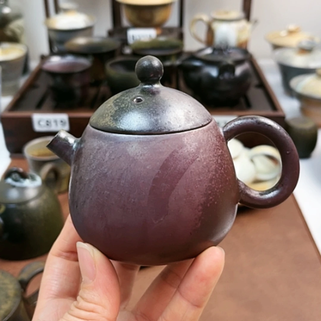 【闪购商品】晗*柴烧茶具柴烧水壶