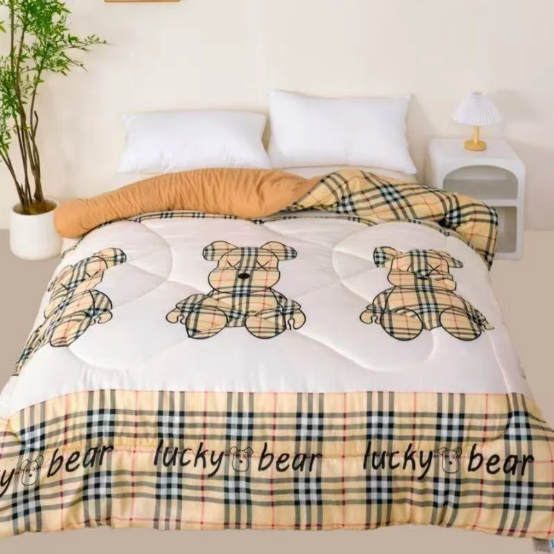 【试睡15天】LUCKY熊夏凉被夏季薄款1.5*2米透气防蹬空调被b