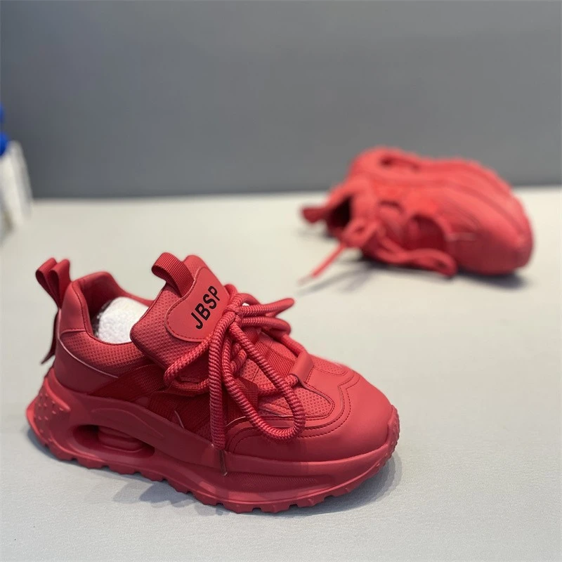 欧洲站2025年秋季新款厚底增高潮牌老爹鞋网红舒适透气休闲小白鞋