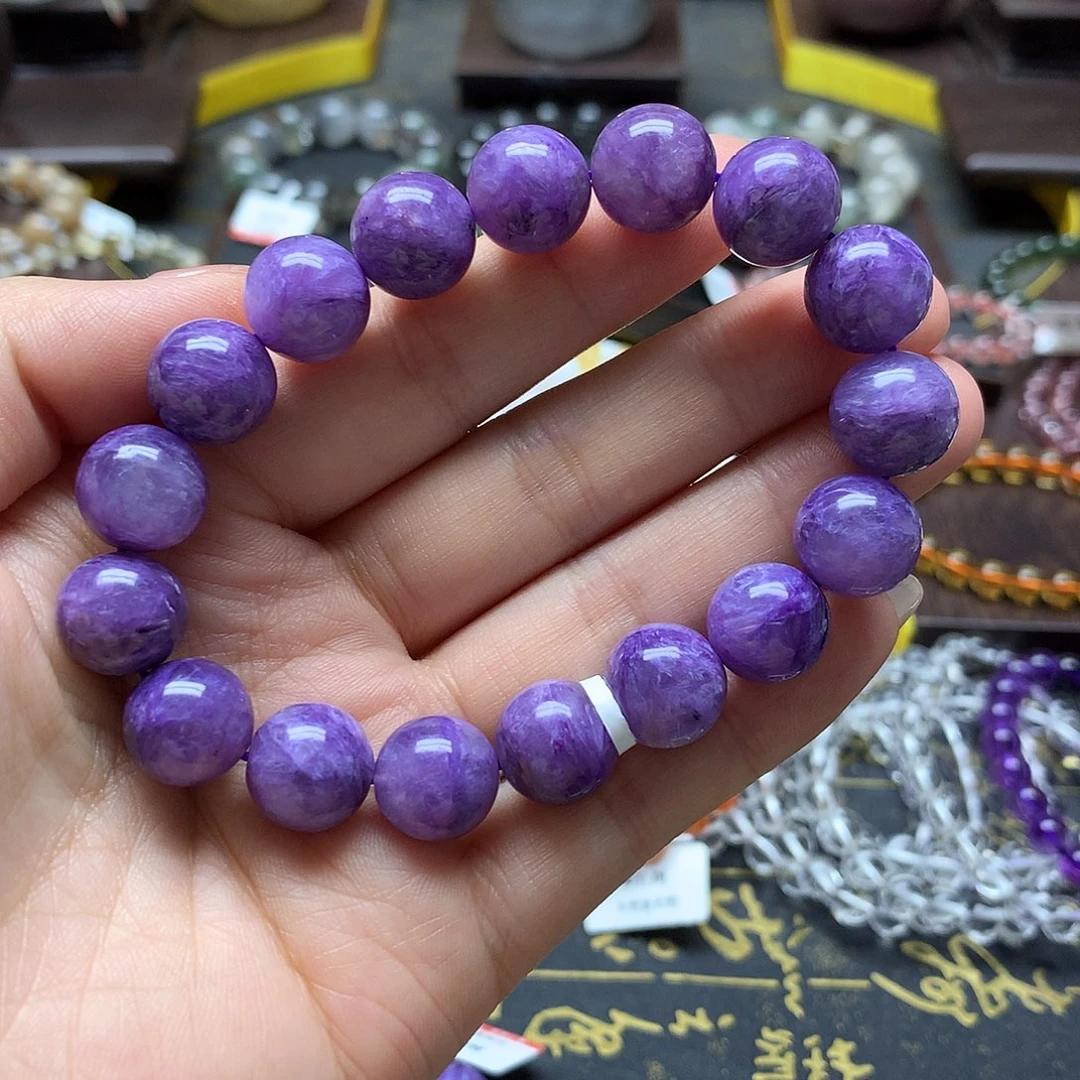 查罗石（紫龙晶）未镶嵌手链手链