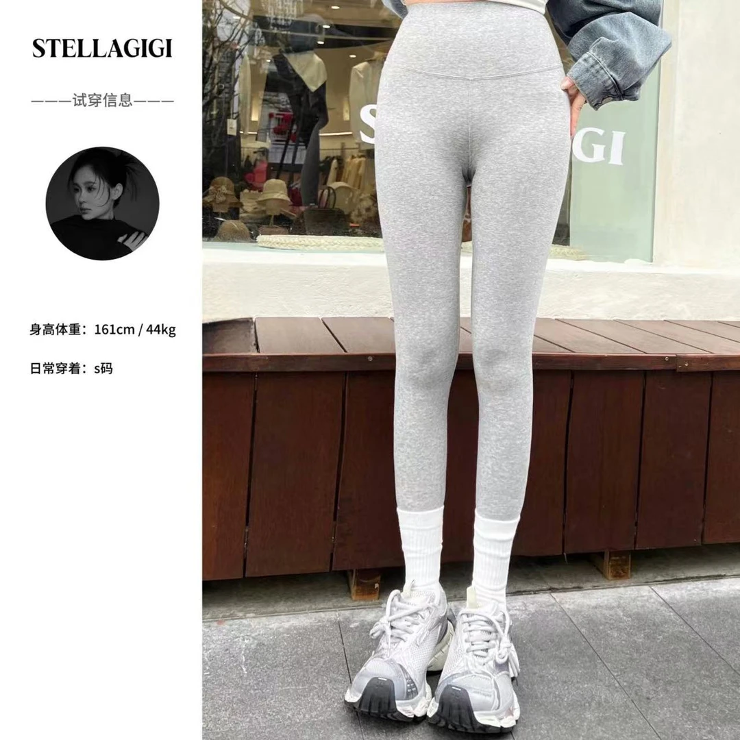 SG / 郭幂幂 SS 早春新品 无压感显瘦百搭打底芭比裤K-20250037