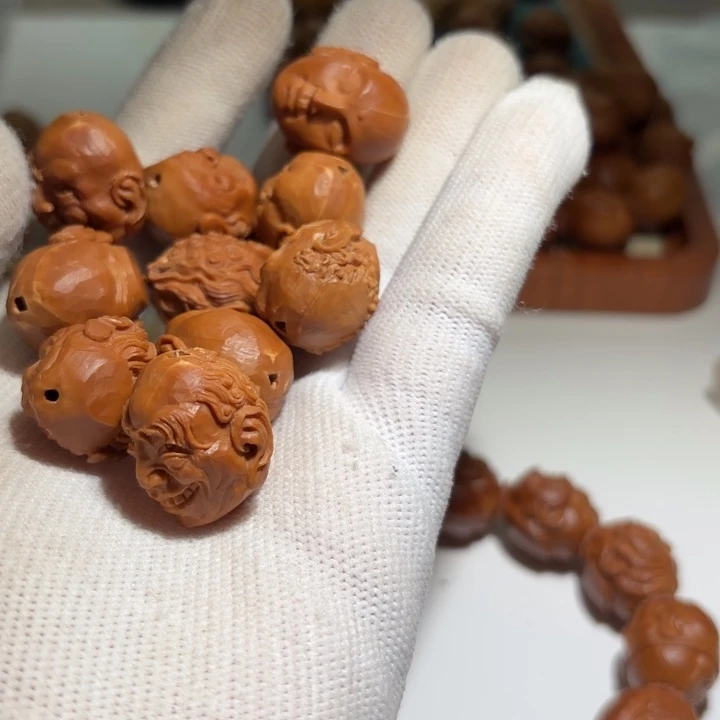 橄榄核手串/手链二*~罗汉手工