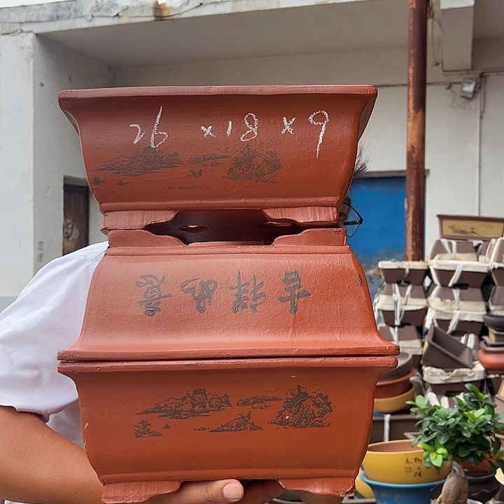 紫砂花盆紫砂花盆