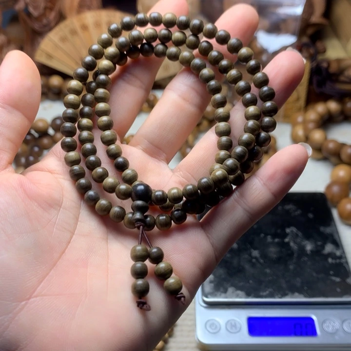 檀香木手串/手链老山檀香0.6阴沉