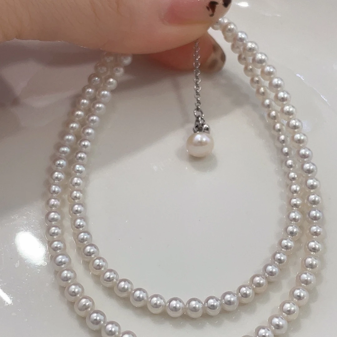 姐***妹颈饰淡水珍珠未镶嵌