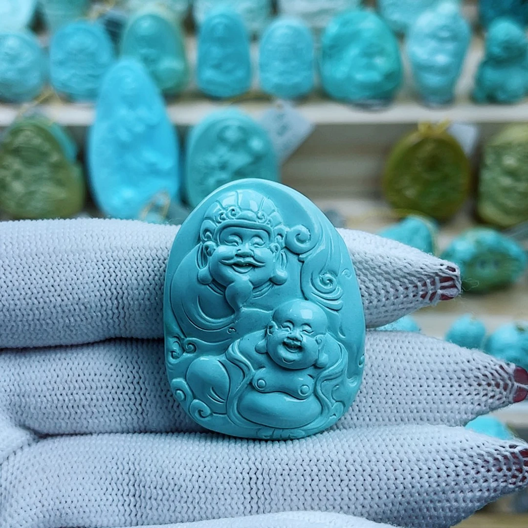 绿松石未镶嵌珠宝奇石