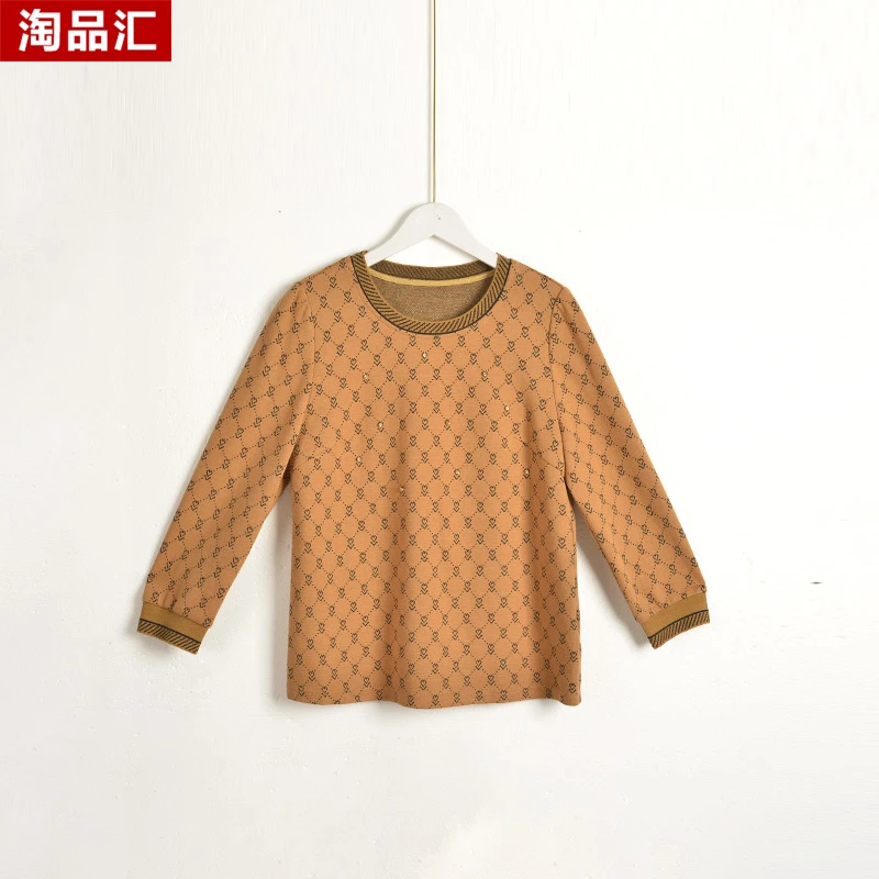 GPD4【专柜捡漏】中高端时尚女装DQB-上衣1032-黄褐色