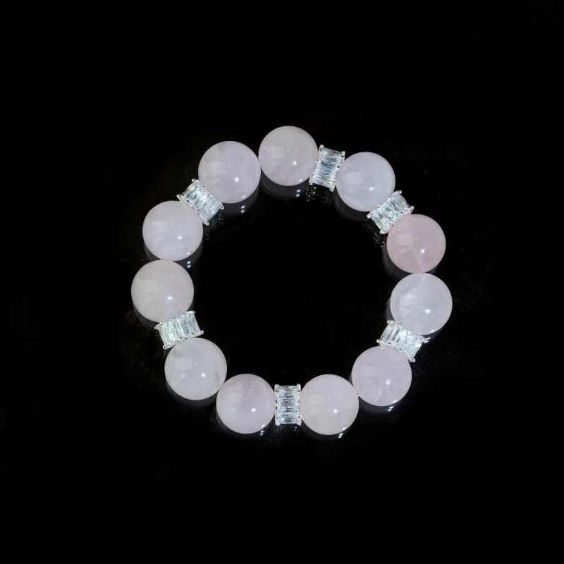 合金手链 古埃及 镀K金 云梦泽粉色手串 ZF-C413