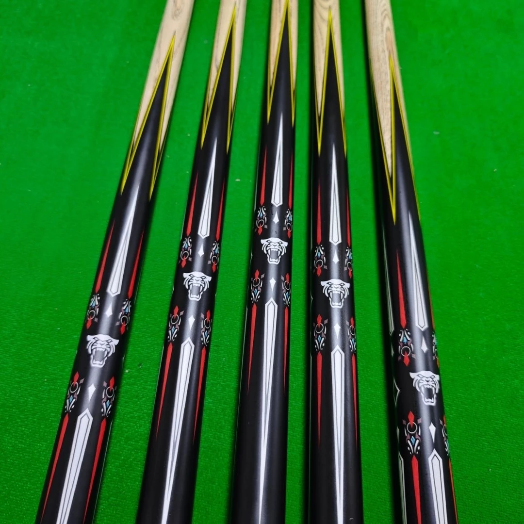 野豹G51:1复刻的中式八球九球小头台球杆