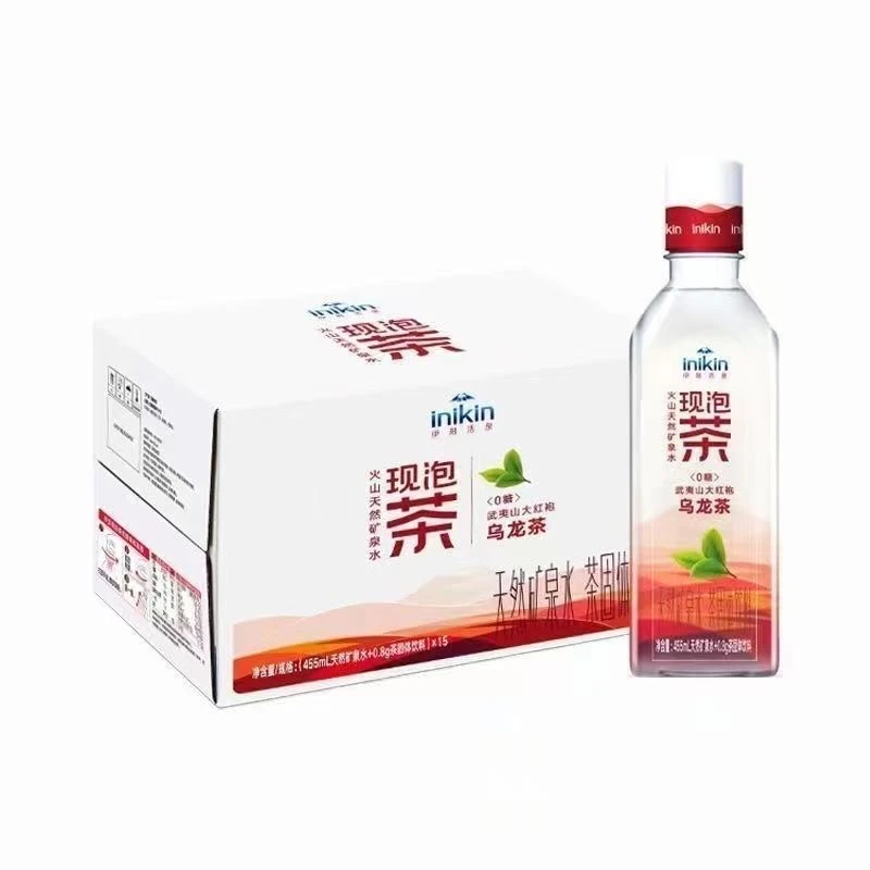 【喝到10.12号】伊刻活泉现泡茶武夷山大红袍乌龙茶455ml*15瓶整箱发货夏日必备饮品