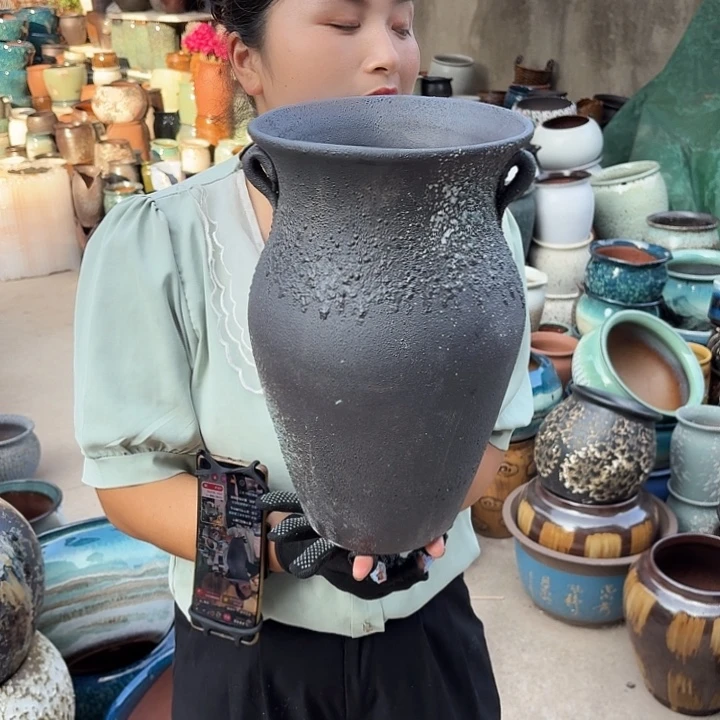 口20高32瑕疵一个盆子。