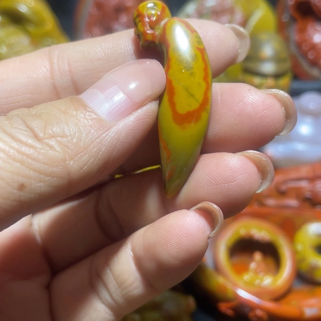 玛瑙/玉髓合金颈饰