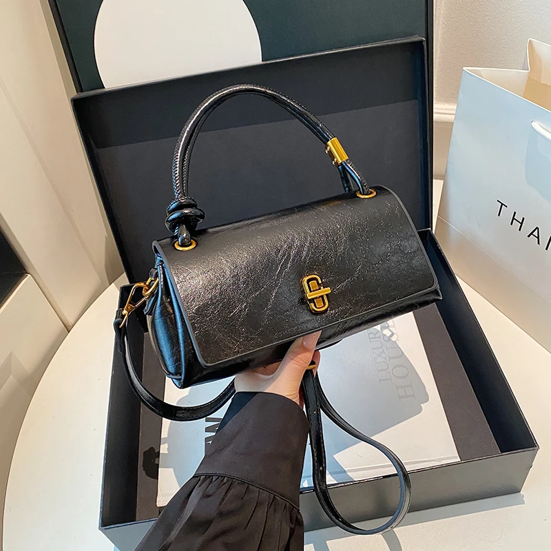 6181 黑色（长23厘米高11厘米）经典百搭女士包包（无礼盒）