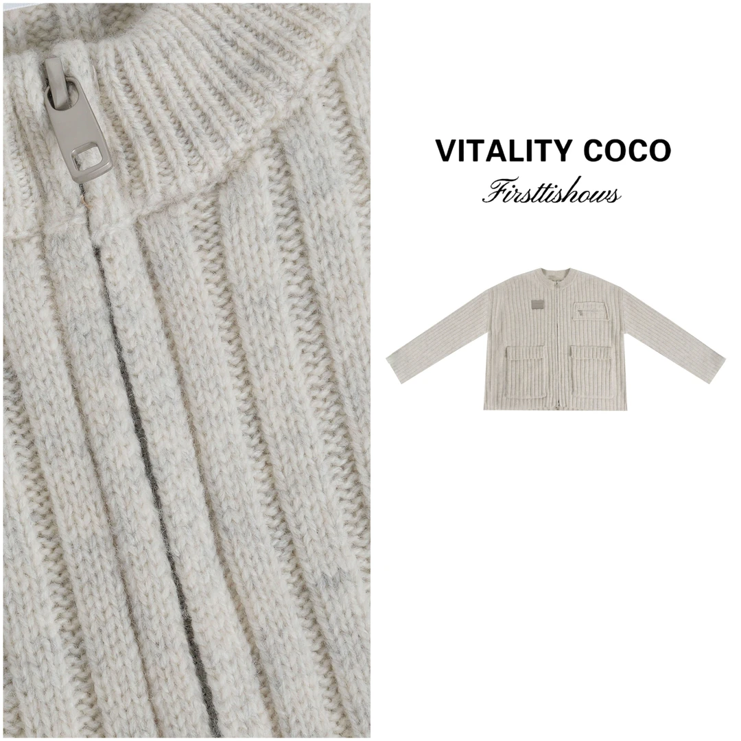 VITALITY COCO·WANG系列新款女装 羊毛针织毛衣-2543