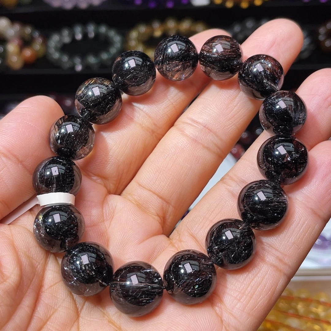 手链水晶未镶嵌黑发晶14+m