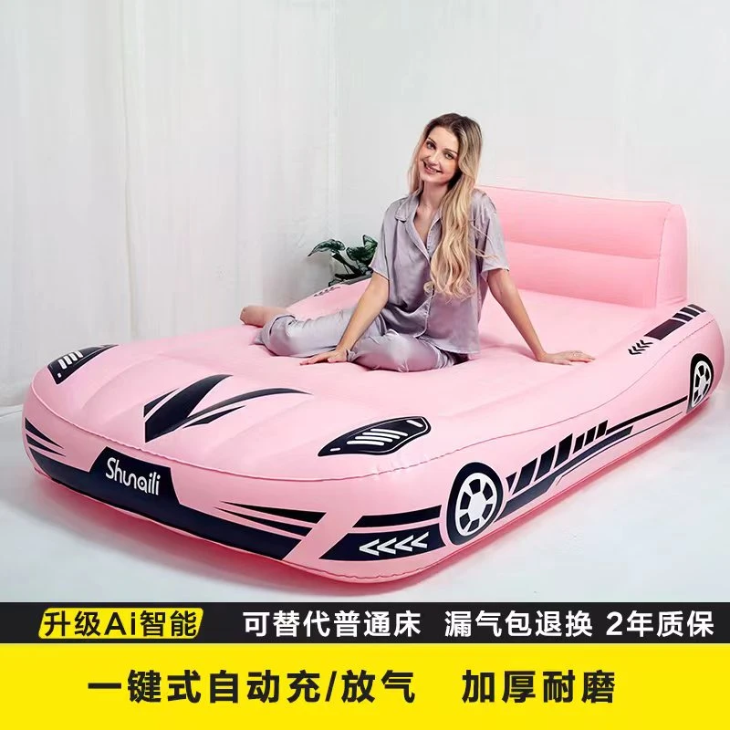 顺绮利AI语音自动充气床气垫床家用户外露营打地铺床垫可当双人床