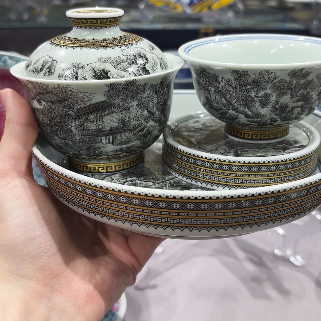 瓷片景德镇瓷器艺术半手